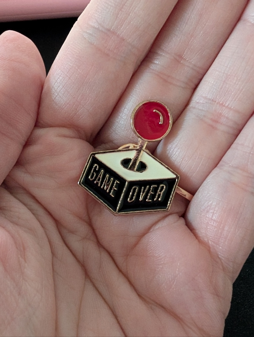 “Game Over” Arcade Enamel Pin